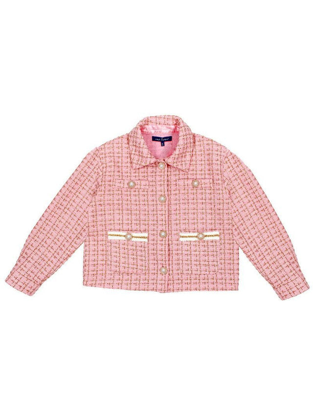 TWEED JACKET LIGHT PINK