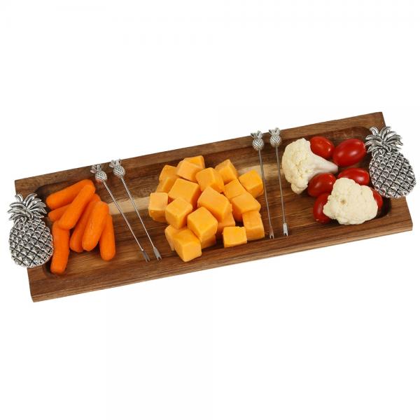 ACACIA FOODIE BITES TRAY- PINEAPPLE - Molly's! A Chic and Unique Boutique 