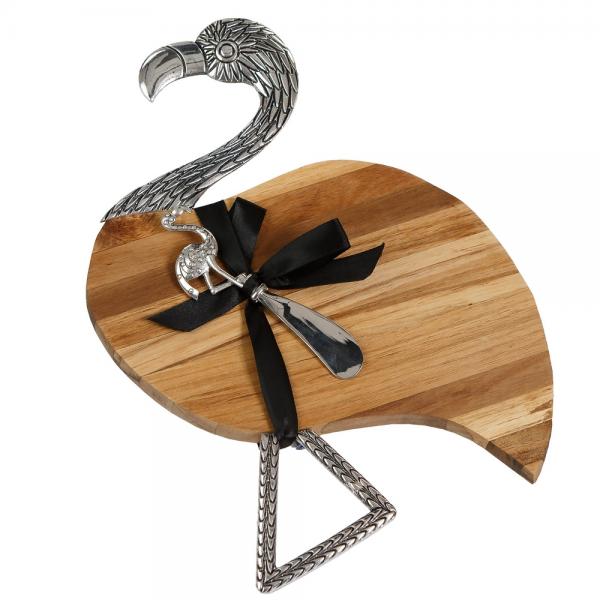 ACACIA TROPICAL CHEESE BOARD- FLAMINGO - Molly's! A Chic and Unique Boutique 