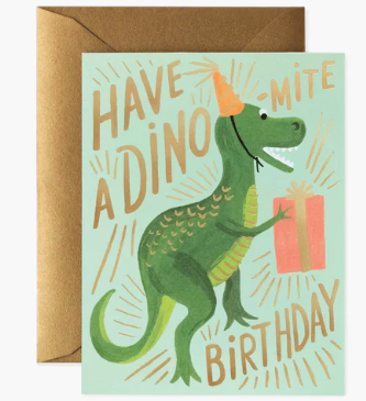 DINO-MITE BIRTHDAY CARD - Molly's! A Chic and Unique Boutique 