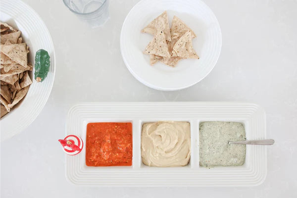 G9 PINSTRIPE GARNISH DISH - Molly's! A Chic and Unique Boutique 