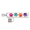 BEADED KEYCHAIN- PAW PRINTS - Molly's! A Chic and Unique Boutique 