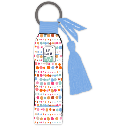 LIP BALM KEY CHAIN DOTS - Molly's! A Chic and Unique Boutique 