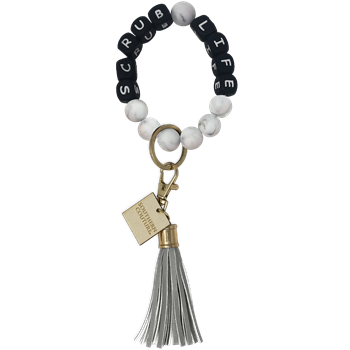 SILICONE KEYCHAIN- SCRUB LIFE - Molly's! A Chic and Unique Boutique 