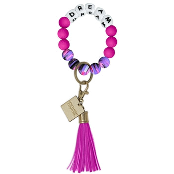 SILICONE KEYCHAIN- DREAM - Molly's! A Chic and Unique Boutique 