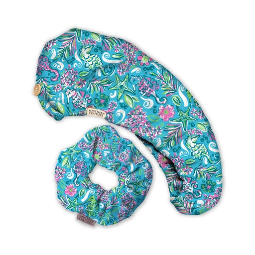 HAIR TOWEL WRAP-SCRUNCHIE SETS - Molly's! A Chic and Unique Boutique 