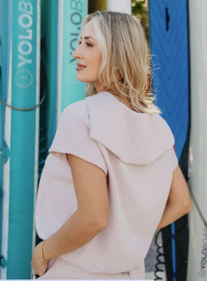 TWO-PIECE SCUBA SWEAT SET IN BLUSH - Molly's! A Chic and Unique Boutique 