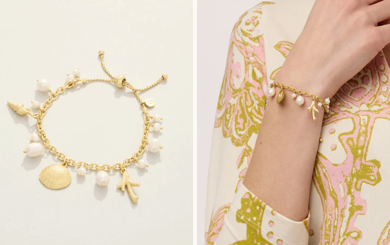 SEASHORE SLIDE BRACELET PEARL