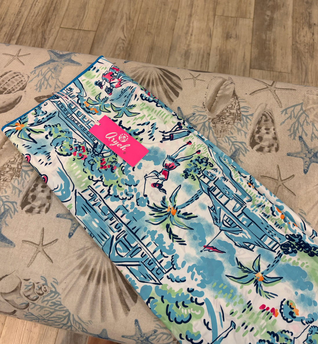 DOUBLE SIDED MICROFIBER BEACH TOWEL