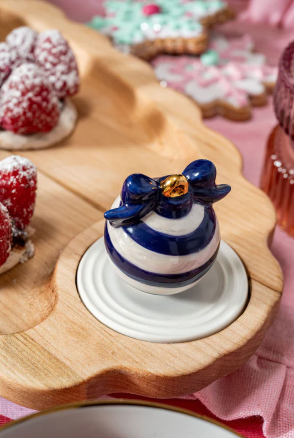 DECK THE HALLS BLUE MINI - Molly's! A Chic and Unique Boutique 