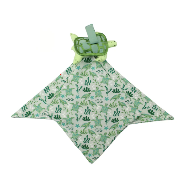 SAVE THE SEA TURTLES BABY LOVEY - Molly's! A Chic and Unique Boutique 