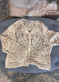 Floral Crochet Lace Long-Sleeve Shirt