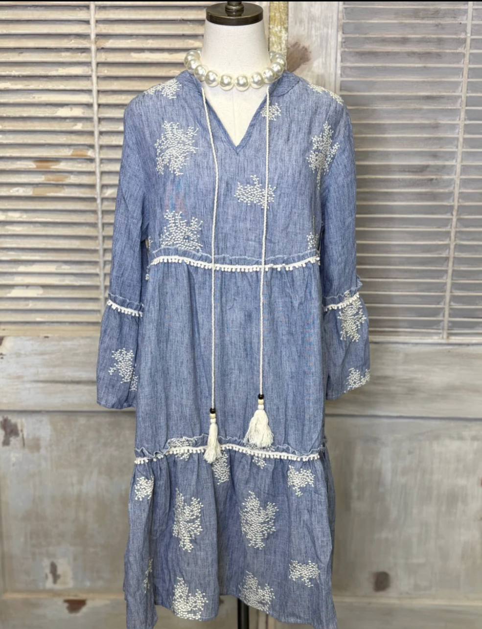 Original Cottage Loom Chambray Dress