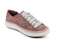 Charlotte Lace Up Sneaker- Mauve/Nubuck