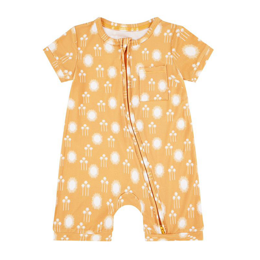 SUNNY DAYS BAMBOO BABY SHORTIE ROMPER - Molly's! A Chic and Unique Boutique 