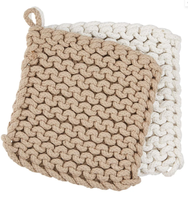 CROCHETED POT HOLDERS - Molly's! A Chic and Unique Boutique 