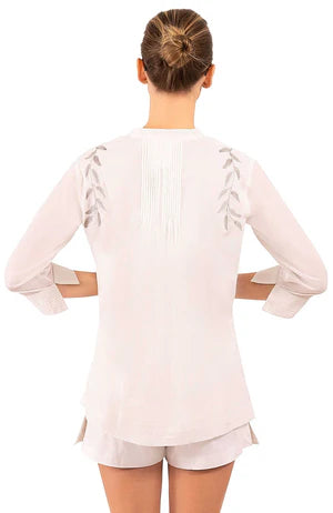 COTTON EMBROIDERED WHISPER TUNIC - Molly's! A Chic and Unique Boutique 