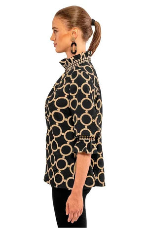 RUFFLENECK TUNIC - DIP & DOT - Molly's! A Chic and Unique Boutique 