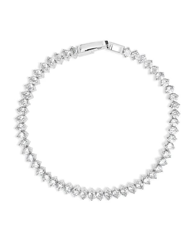 TENNIS BRACELET SILVER - Molly's! A Chic and Unique Boutique 
