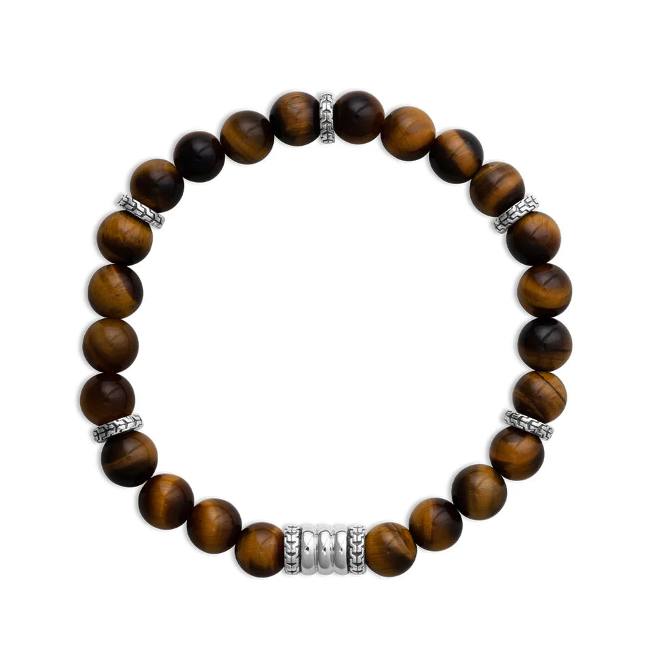 TIGER EYE BRACELET SILVER - Molly's! A Chic and Unique Boutique 