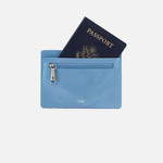 EURO SLIDE CARD CASE- FADED DENIM - Molly's! A Chic and Unique Boutique 