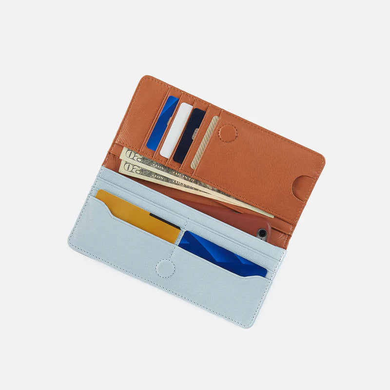 HUTTON LARGE WALLET- DUSTED SKY - Molly's! A Chic and Unique Boutique 