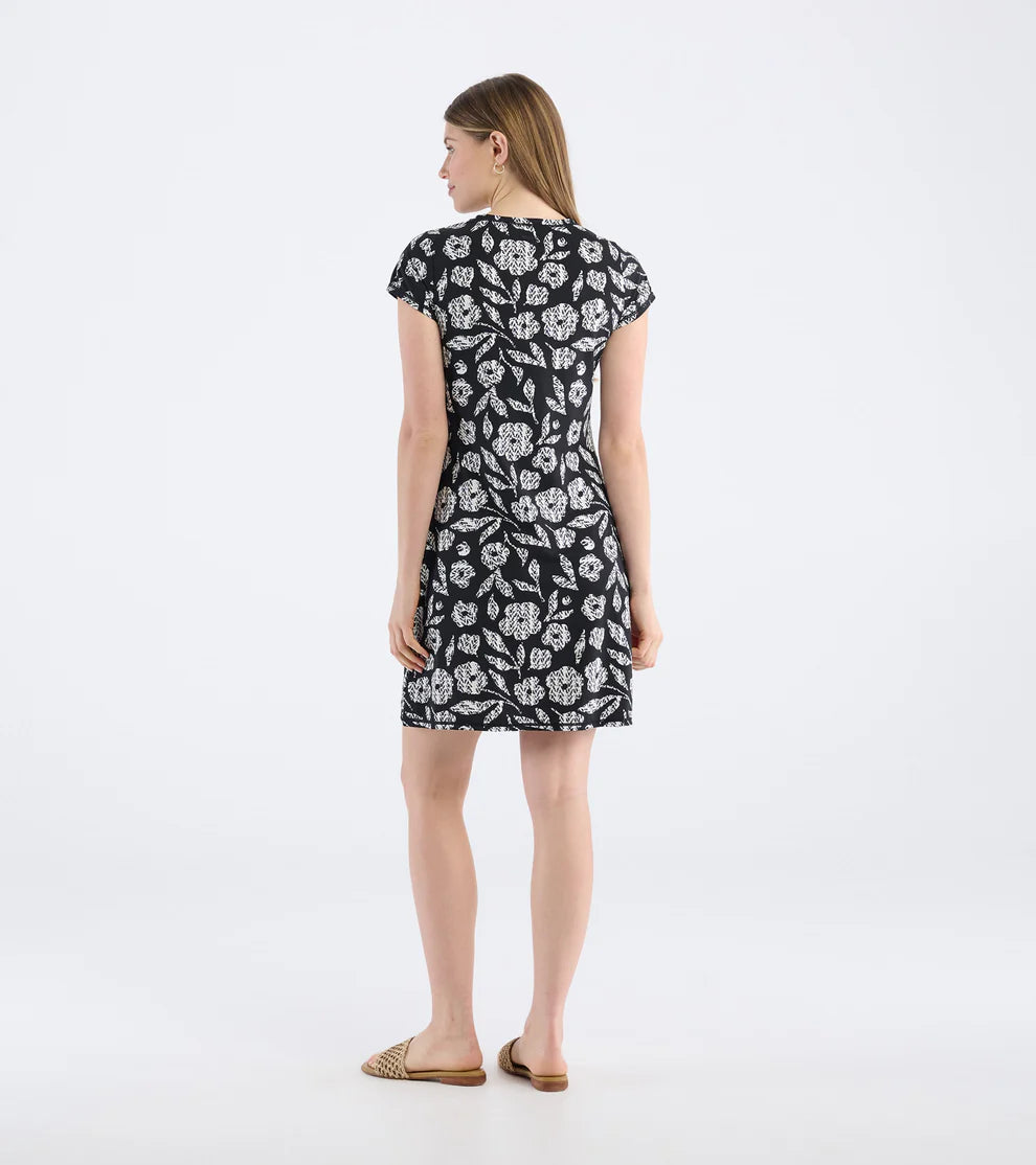 WOMENS FRESH FLOWERS T SHIRT DRESS - Molly's! A Chic and Unique Boutique 