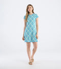 WOMENS MOSAIC WAVES T SHIRT DRESS - Molly's! A Chic and Unique Boutique 