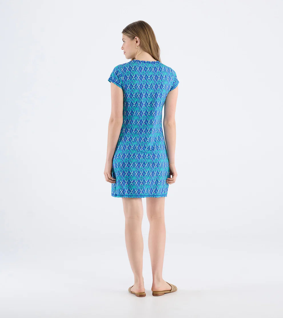 WOMENS PAINTED DIAMONDS T SHIRT DRESS - Molly's! A Chic and Unique Boutique 