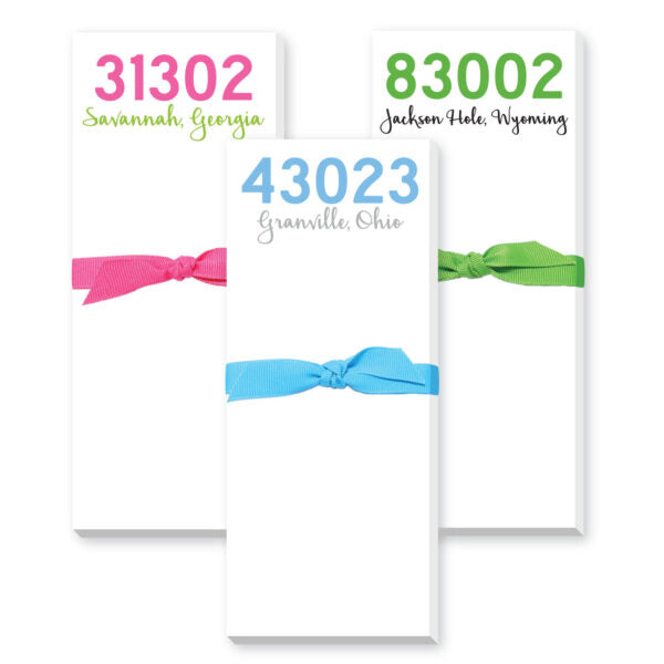 SKINNIE ZIPCODE NOTEPAD 34240 - Molly's! A Chic and Unique Boutique 