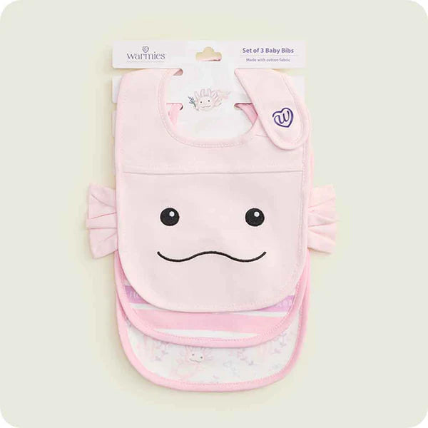 PINK AXOLOTL BIB SET *PREVIEW* - Molly's! A Chic and Unique Boutique 