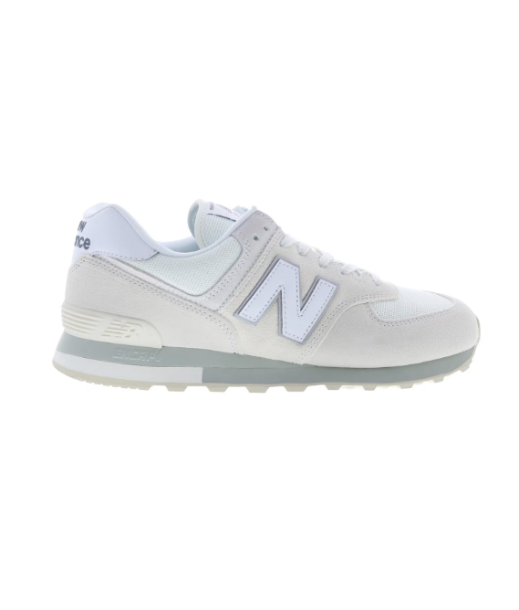 New Balance 574 Beige Suede Lace Up Lifestyle Sneakers Shoes
