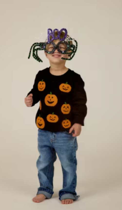 Purple Spider Light Up Glasses