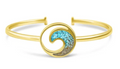 EXPLORER WAVE CUFF BRACELET GOLD - Molly's! A Chic and Unique Boutique 