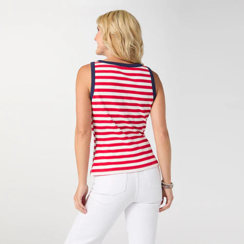SAWYER STRIPED RIB TANK *PREVIEW* - Molly's! A Chic and Unique Boutique 