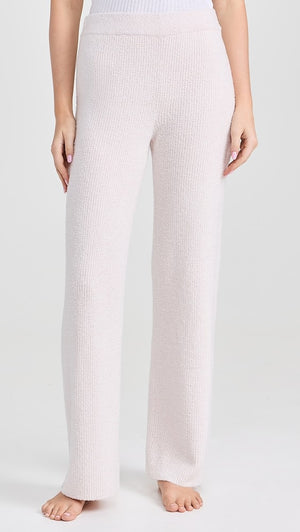 CONTRAST RIBBED PANTS PRIMROSE