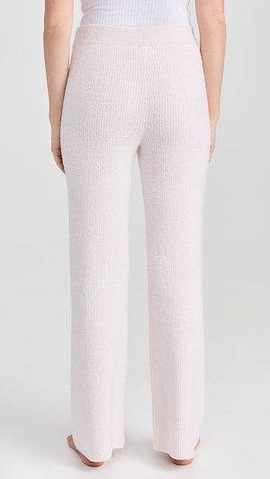 CONTRAST RIBBED PANTS PRIMROSE