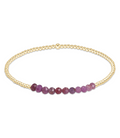 Gold Bliss 2mm Bead Bracelet- Ruby - Molly's! A Chic and Unique Boutique 