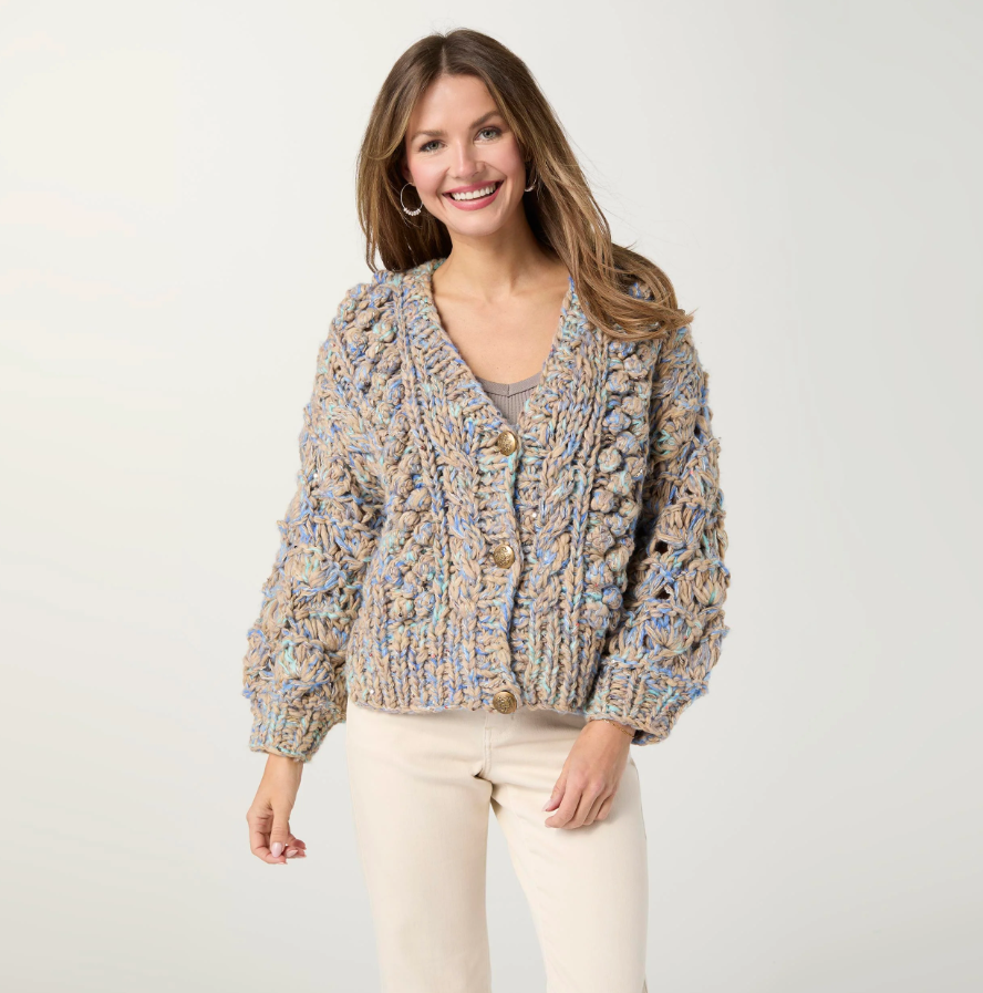 Victoria Chunky Button Front Cardigan - Molly's! A Chic and Unique Boutique 