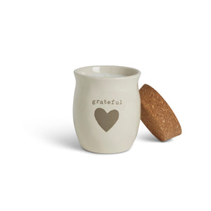 GRATEFUL HEART CANDLE WITH LID-SMALL - Molly's! A Chic and Unique Boutique 