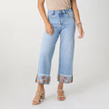 EverStretch Wide Leg Crop with Embroidered Cuff *PREVIEW* - Molly's! A Chic and Unique Boutique 