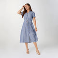 Miriam Short Sleeve Shirtdress with Belt *PREVIEW* - Molly's! A Chic and Unique Boutique 