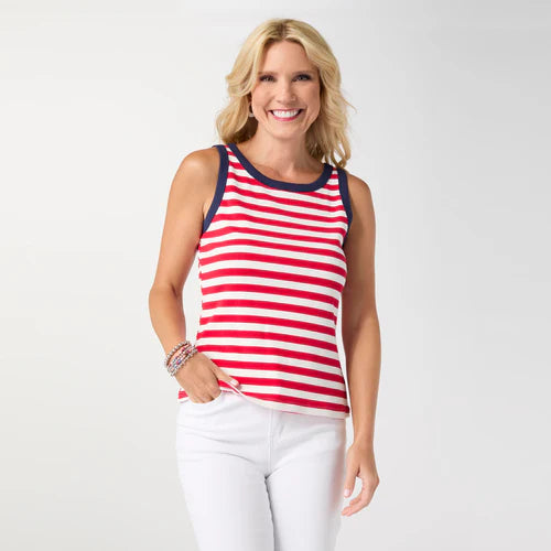 SAWYER STRIPED RIB TANK *PREVIEW* - Molly's! A Chic and Unique Boutique 