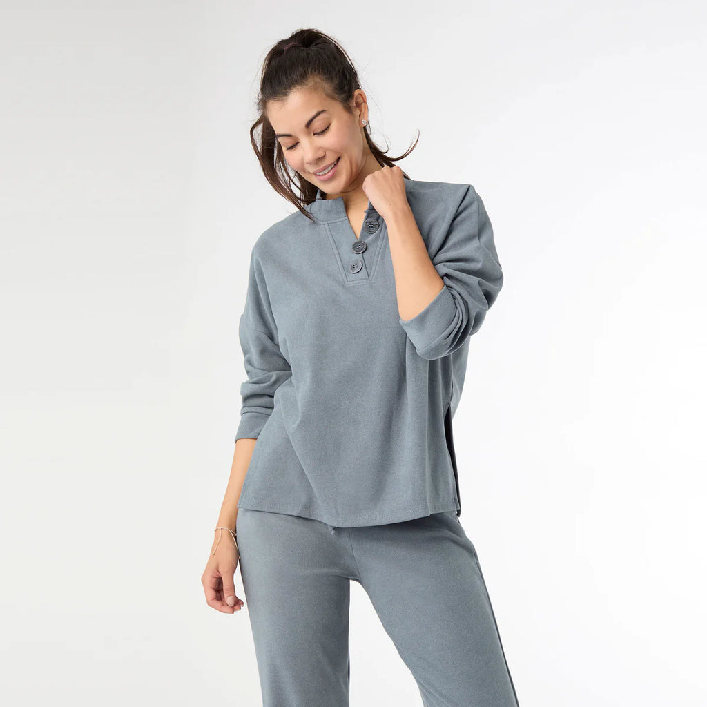 COCO AND CARMEN WEEKEND BRUSHED HENLEY *PREVIEW* - Molly's! A Chic and Unique Boutique 