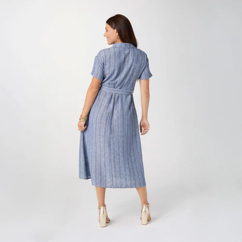 Miriam Short Sleeve Shirtdress with Belt *PREVIEW* - Molly's! A Chic and Unique Boutique 
