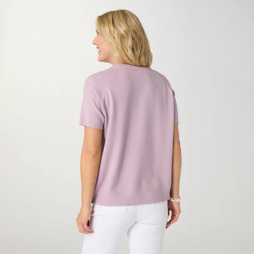 Lightweight Heavenly-Luxe Short Sleeve Floral Sweater *PREVIEW* - Molly's! A Chic and Unique Boutique 