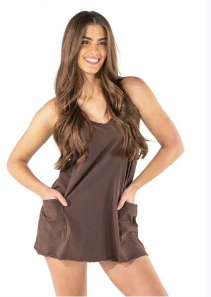 TARA DRESS COFFEE - Molly's! A Chic and Unique Boutique 