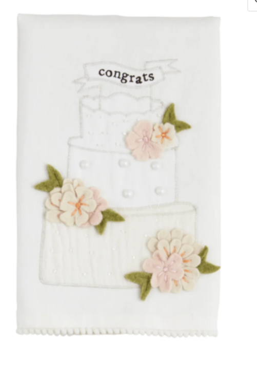 Congrats Wedding Tea Towel