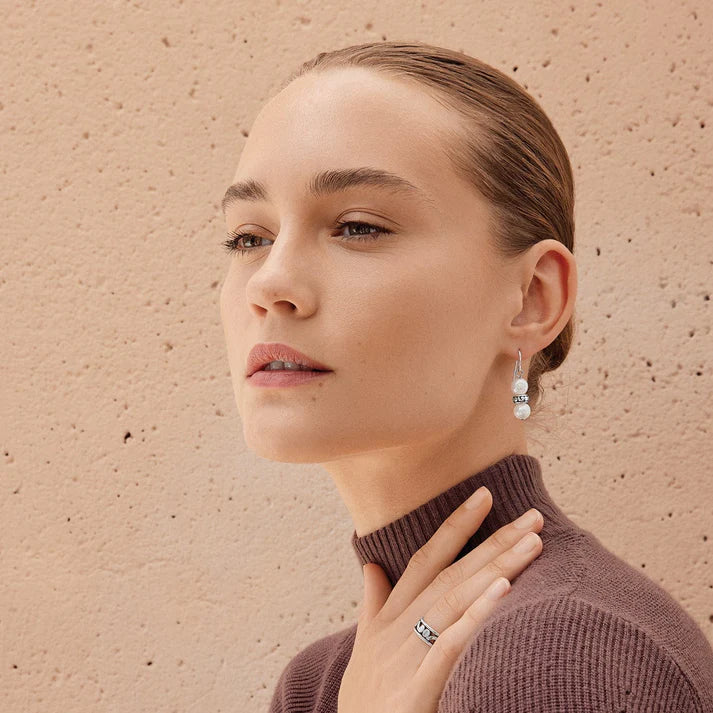 CONTEMPO HEART PEARL FRENCH WIRE EARRINGS - Molly's! A Chic and Unique Boutique 