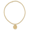 ENEWTON EXTENDS CLASSIC GOLD 2MM BEAD BRACELET WITH INSPIRE GOLD CHARM - Molly's! A Chic and Unique Boutique 
